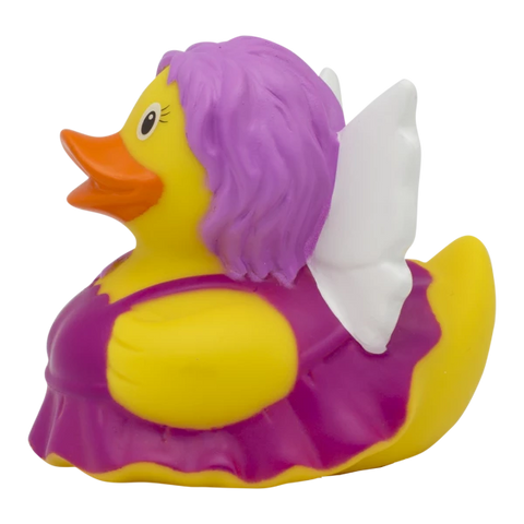 Lilalu-Bath Toy-Fairy Duck-Pink/Purple - www.toybox.ae