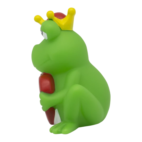 Lilalu-Bath Toy-Frog with greeting heart-Green/red - www.toybox.ae
