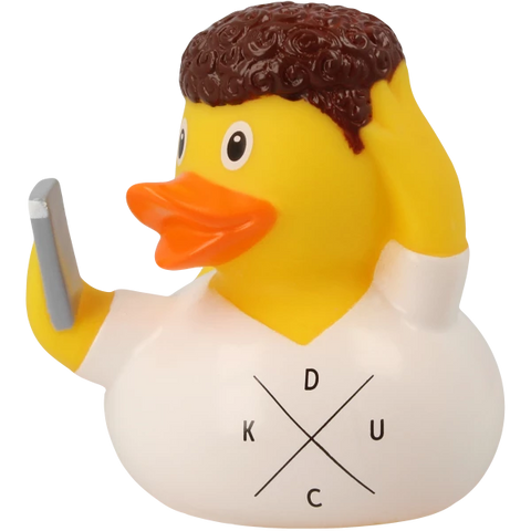 Lilalu-Bath Toy-Selfie Duck- White - www.toybox.ae