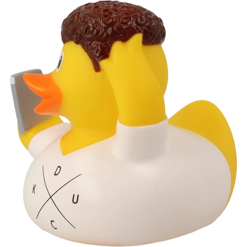 Lilalu-Bath Toy-Selfie Duck- White - www.toybox.ae