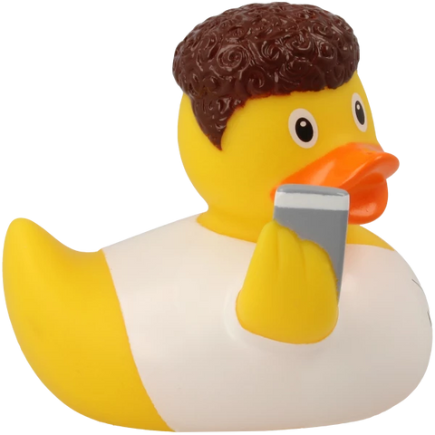 Lilalu-Bath Toy-Selfie Duck- White - www.toybox.ae