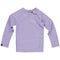 Lavender Ribbed Tee - Long Sleeve - Size L - www.toybox.ae