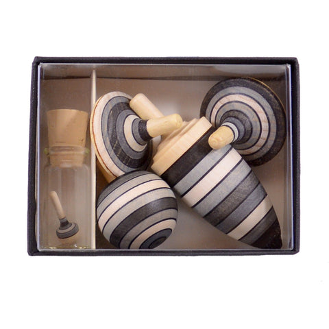 Spinning Top Learning Set graphite - www.toybox.ae