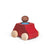 Red wooden car with sky figure - www.toybox.ae