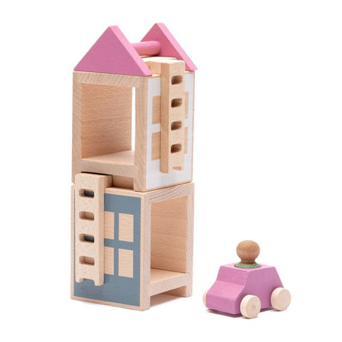 Lubulona | Lubu Town Spring City Mini | Wooden Toys | TOYBOX