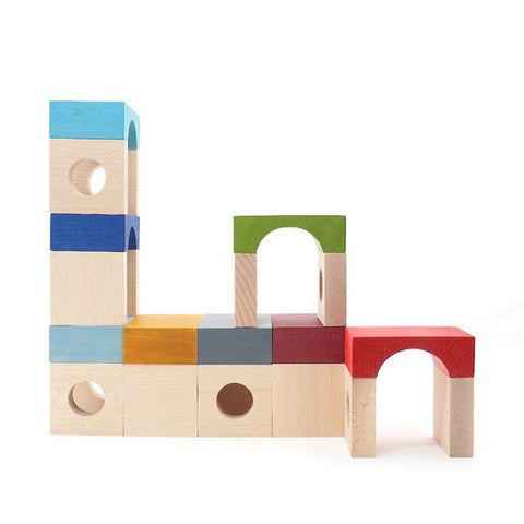 Lubulona | Wooden Tunnel Blocks - Tibidabo Large Set