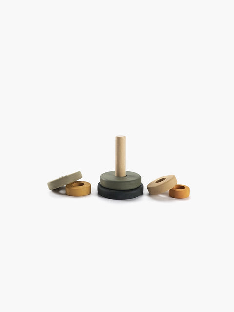 SABO Concept - Wooden Toy Ring Stacker Mini (Jungle)