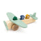 Wooden animal airplane - www.toybox.ae