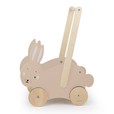 Wooden push along cart - Mrs. Rabbit (NOT a walker) - www.toybox.ae