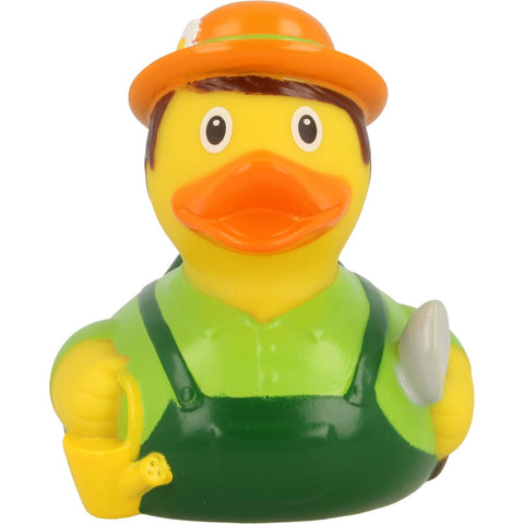Lilalu-Bath Toy-Gardener Duck -Green - www.toybox.ae