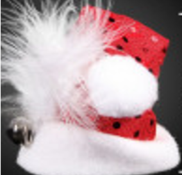 Christmas Hat Hair Clip - www.toybox.ae