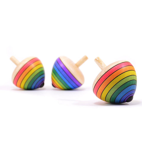 Spinning Top Rainbow Egg - www.toybox.ae