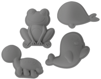 Scrunch Moulds - Cool gray - www.toybox.ae