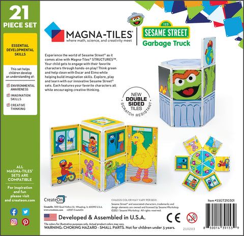 Sesame Street Garbage Truck - www.toybox.ae