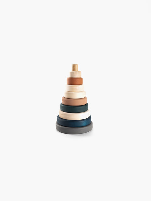 SABO Concept - Wooden Toy Ring Stacker (Terracotta)