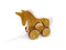 Push & Pull Unicorn - Bamboo - www.toybox.ae