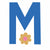 Alphabet Wall Sticker - Capital M - www.toybox.ae