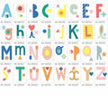 Alphabet Wall Sticker - Small m - www.toybox.ae