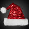 CHRISTMAS HAT RED WITH SEQUINS - www.toybox.ae