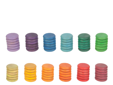 72 x coins (12 colours) - www.toybox.ae