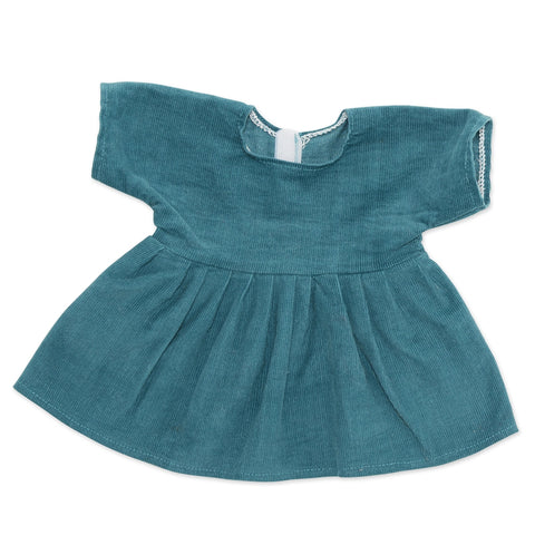 CORDUROY DRESS - PETROL - www.toybox.ae
