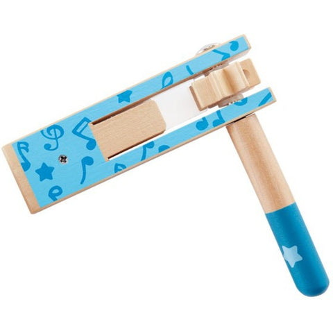 Hape Cheer-along Noisemakers - blue - www.toybox.ae