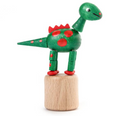 Wobbly animal dinosaur, green - www.toybox.ae