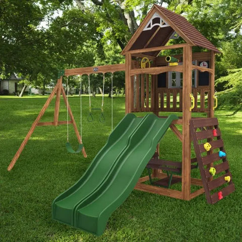 Kidkraft Lindale Swing Set / Playset - www.toybox.ae