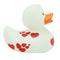 Lilalu-Bath Toy-White Rubber Duck with Red Hearts - www.toybox.ae