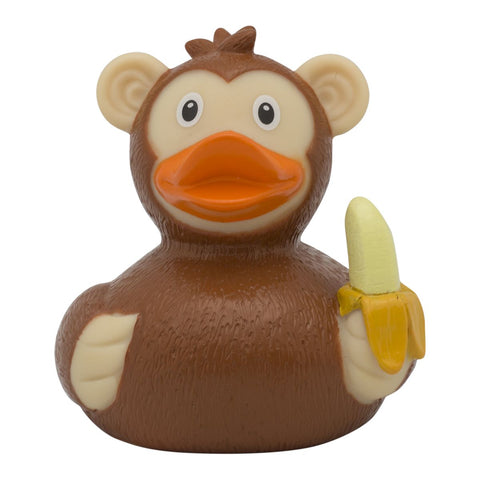Lilalu-Bath Toy-Monkey Duck-Brown - www.toybox.ae