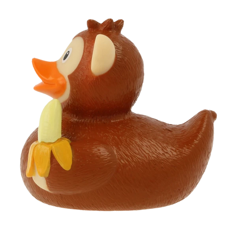 Lilalu-Bath Toy-Monkey Duck-Brown - www.toybox.ae
