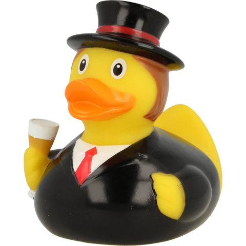 Lilalu-Bath Toy-Groom Duck - Black - www.toybox.ae