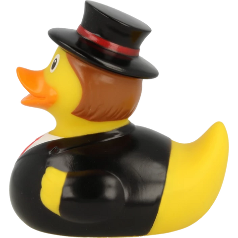 Lilalu-Bath Toy-Groom Duck - Black - www.toybox.ae