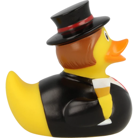Lilalu-Bath Toy-Groom Duck - Black - www.toybox.ae