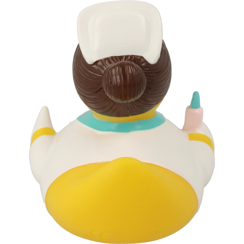 Lilalu-Bath Toy-Nurse Duck - White - www.toybox.ae