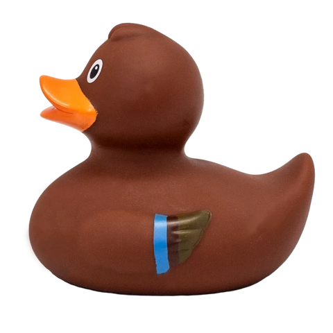 Lilalu-Bath Toy-Mummy Duck - Brown - www.toybox.ae