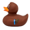 Lilalu-Bath Toy-Mummy Duck - Brown - www.toybox.ae