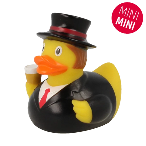 Lilalu-Bath Toy-Mini Groom Rubber Duck-Black - www.toybox.ae