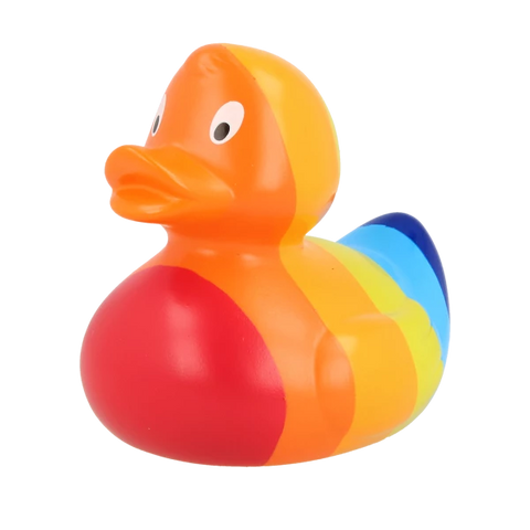 Lilalu-Bath Toy- Rainbow Duck - www.toybox.ae