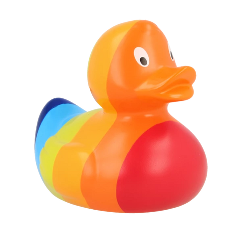 Lilalu-Bath Toy- Rainbow Duck - www.toybox.ae