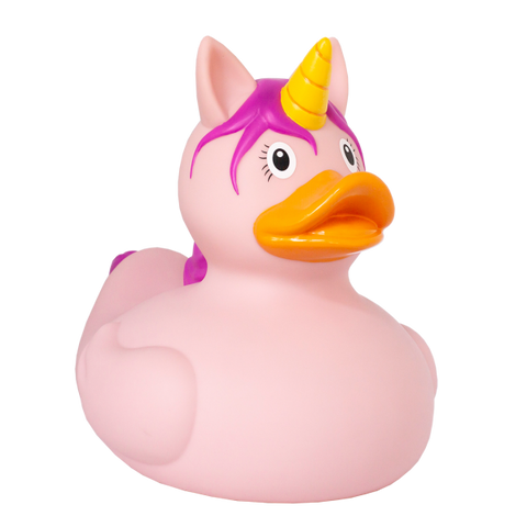 XXL Unicorn Duck, pink 25 cm - design by LILALU - www.toybox.ae
