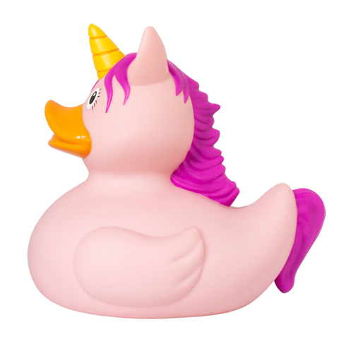 XXL Unicorn Duck, pink 25 cm - design by LILALU - www.toybox.ae