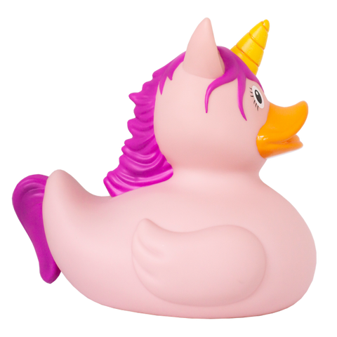 XXL Unicorn Duck, pink 25 cm - design by LILALU - www.toybox.ae