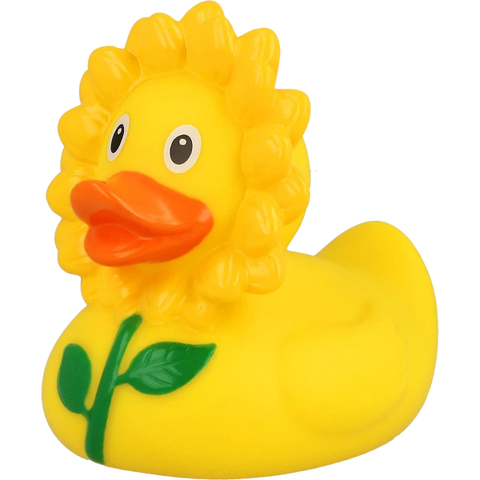 Lilalu-Bath Toy-Sunflower Duck -Yellow - www.toybox.ae