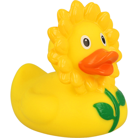 Lilalu-Bath Toy-Sunflower Duck -Yellow - www.toybox.ae