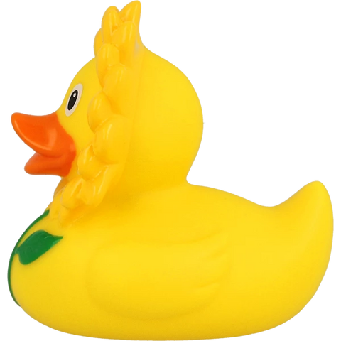 Lilalu-Bath Toy-Sunflower Duck -Yellow - www.toybox.ae