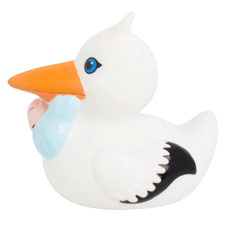 LILALU Stork Duck with Baby - design by LILALU - www.toybox.ae