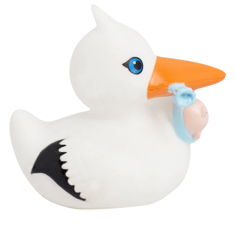 LILALU Stork Duck with Baby - design by LILALU - www.toybox.ae