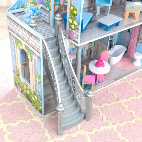 Kidkraft Magical Dreams Castle Dollhouse with EZ Kraft Assembly™ - www.toybox.ae