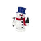 Mini Incense Smoker Snowman with Blue Hat - www.toybox.ae